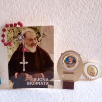 Tre Articoli Religiosi di Padre Pio & magnete 