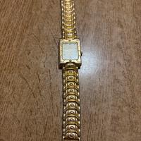 Orologio da polso vintage placcato in oro 18K