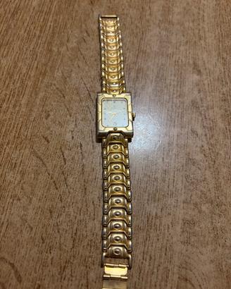 Orologio da polso vintage placcato in oro 18K