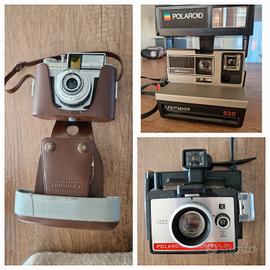 set 3 macchine fotografiche vintage