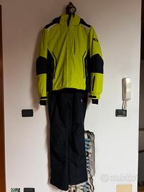 Tuta completa Fila con casco e occhiali