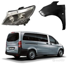 Mercedes Viano cofano airbag paraurti fanale W447 