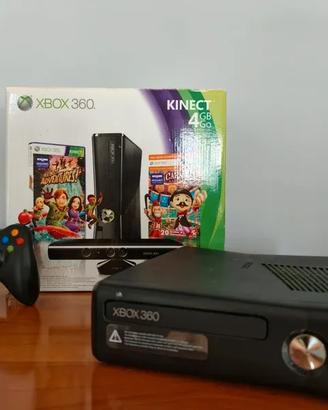 Console Xbox 360 Slim 4GB con Scatola Originale e