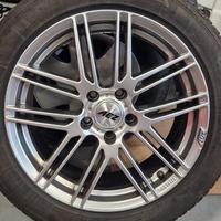 Cerchi AEZ r17" vw/audi con gomme invernali 