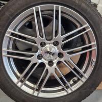 Cerchi AEZ r17" vw/audi con gomme invernali 