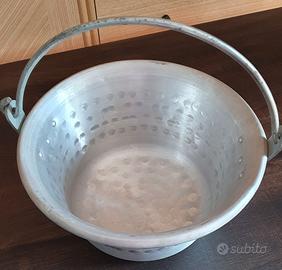 PAIOLO per polenta in alluminio martellato