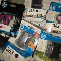 lotto 5 cartucce stampante 363 miste 