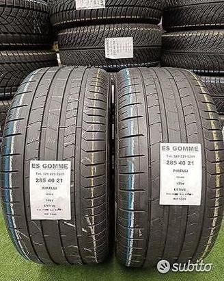 2 gomme 285 40 21 pirelli RIF1020