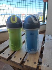 Chicco Sport Cup Bicchiere Antigoccia in Silicone 