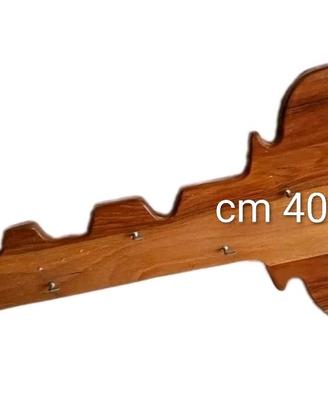 Appendiabiti legno sagoma chiave appendini