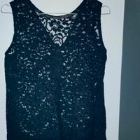 canottiera donna nera taglia S 