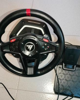 thrustmuster t128 con pedaliera