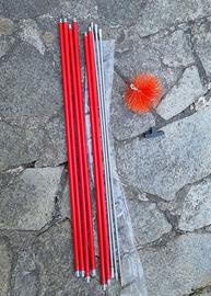 Kit Baretto per pulizia camino e stufa a pellet