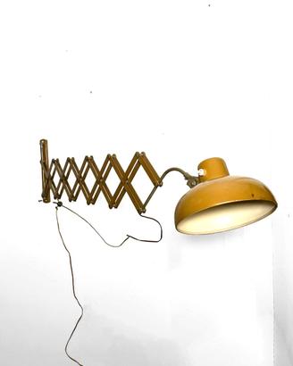 Lampada a pantografo soffietto vintage anni 50