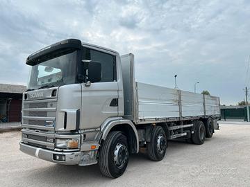Scania 124 G 420 8x2 Cassone Fisso