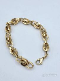 BRACCIALE ORO SPESSO ANELLI