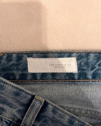 Jeans Flared Zara, Azzurro chiaro, 42 Europea