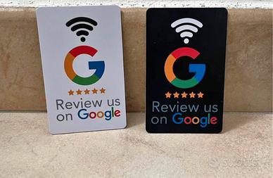 Carte NFC recensioni google - x negozi e attività