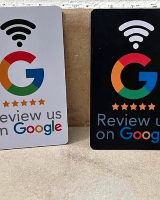 Carte NFC recensioni google - x negozi e attività