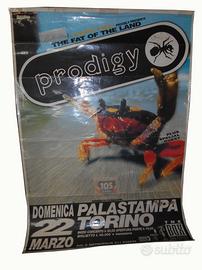 THE PRODIGY poster concerto 1999 Torino