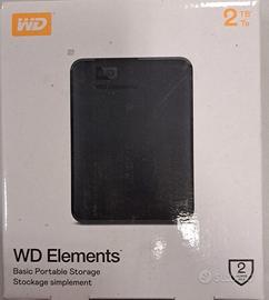 WD 2 TB Elements Portable External Hard Drive - US