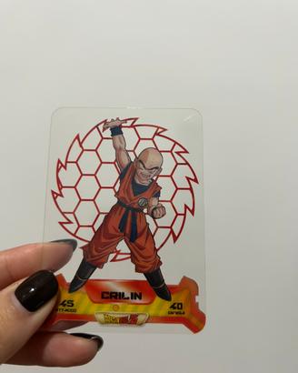 Lamincard Dragon Ball Z numero 5 Crilin