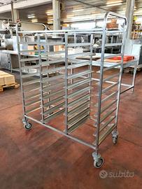 carrello portavassoi triplo usato