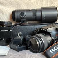 SONY alpha 65 con Obiettivo Sony 18-55, più altri 