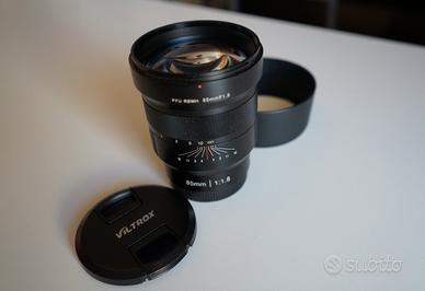 obiettivo viltrox 85mm f1.8 MF " sony e-mount "