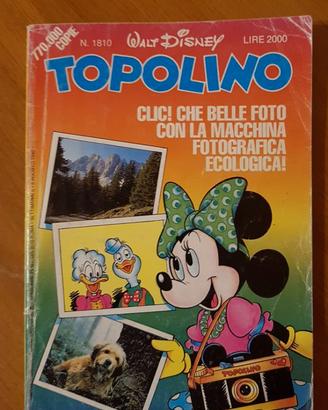 Topolino libretto Disney n.1810 del 05 Agosto 1990