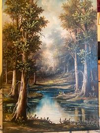 Dipinto Morelli “Paesaggio”