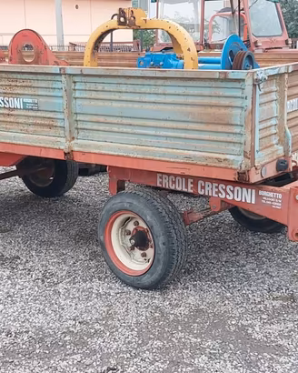 RIMORCHIO AGRICOLO TRATTORE CRESSONI / SILVER CAR