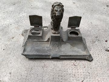 antico calamaio in ottone