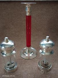 Argento_Un set pepe sale in e 1 candelabro