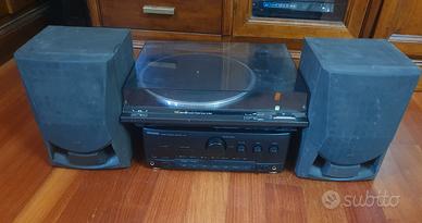 IMPIANTO STEREO BLUETOOTH  GIRADISCHI CASSE