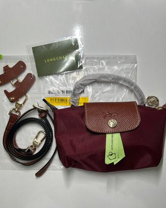 Longchamp mini burgundy