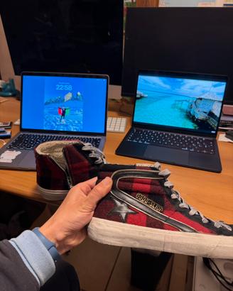 Golden goose modello slide originali negozio ss25