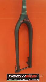 Forcella rigida mtb 29" carbon mtb nuova 3 RATE