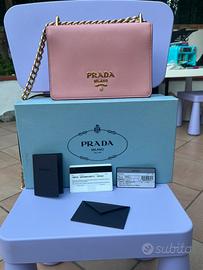 Borsa prada saffiano soft petalo