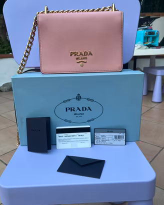 Borsa prada saffiano soft petalo