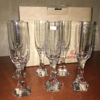 BACCARAT MERCURE SET 6 FLUTE CHAMPAGNE NEW BOX