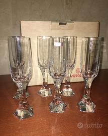 BACCARAT MERCURE SET 6 FLUTE CHAMPAGNE NEW BOX
