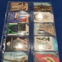 fogli trasparenti porta schede telefoniche 