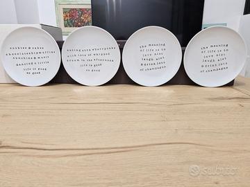 Set 4 piattini colazione (Sia Home Fashion)