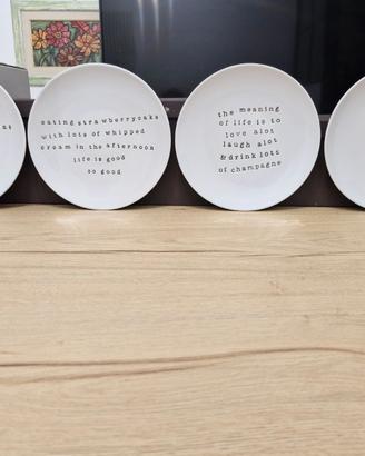 Set 4 piattini colazione (Sia Home Fashion)