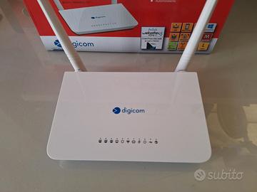 Digicom N300 ADSL2+ wireless modem router con USB
