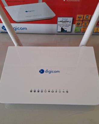 Digicom N300 ADSL2+ wireless modem router con USB