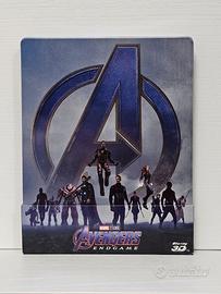 Avengers Endgame Steelbook Blu-ray 3 dischi