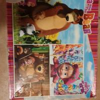 set di 3 puzzle di Masha e orso