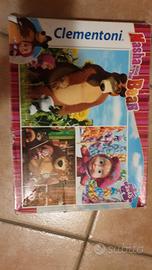 set di 3 puzzle di Masha e orso